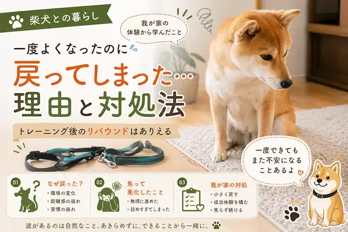 しつけのリバウンドは起こりえます
