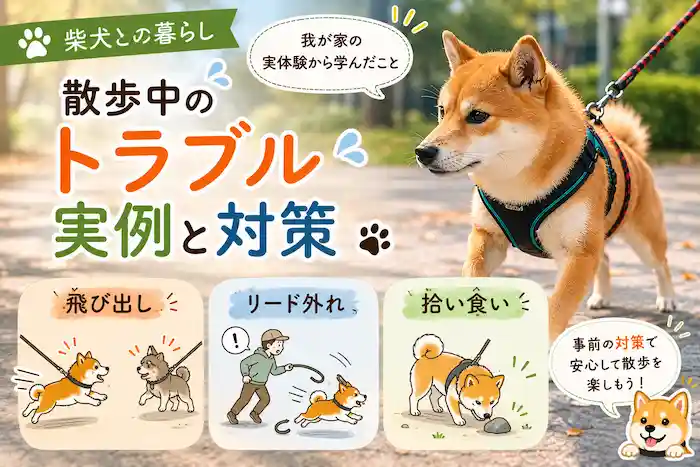 散歩はトラブルだらけ