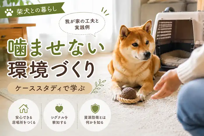 柴犬って噛むし唸ります。どうやって付き合っていくか考えましょう