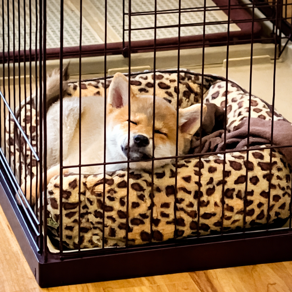 留守番中のイヌヲ